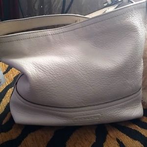 Cream White Coach Bag